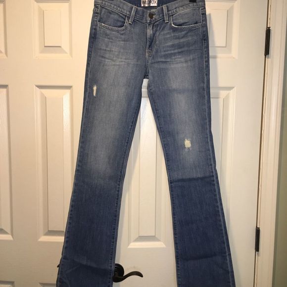 Wildfox Denim - Mid-rise classic boot cut jeans size 27